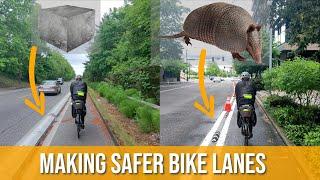 Concrete and Armadillos - How Seattle is Making Even Better Bike Lanes to Protect Cyclists