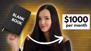 Make $1000 Per Month Selling Blank Books with Amazon KDP in 2025!