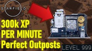 300k xp PER MINUTE, PERFECT end game outpost setup, infinite money, Starfield xp farm outpost guide