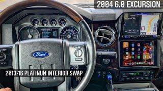 “Black Ice Box” 04 6.0 Excursion Part 5 - 2013-16 Platinum Interior swap - Walk around & the bill $$