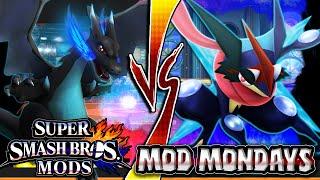 Super Smash Bros Wii U ASH GRENINJA VS MEGA CHARIZARD X (Smash 4/SSB4) Mod Mondays