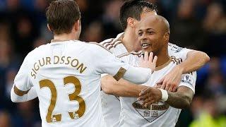 Andre Ayew 2nd Goal Swansea City vs Liverpool 01 May 2016