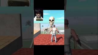 Giant Skeleton With Skeleton Lord fight in Indian Bikes Driving 3D#indiabikedriving3d#vairalshorts