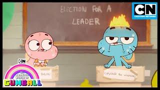 Gumball's Burning Ambition To Be A Leader  | Gumball - The Candidate | Cartoon Network