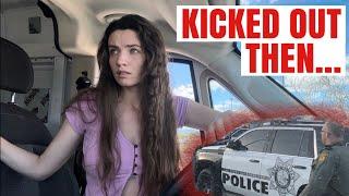 i woke up surrounded by cops… | SCARY VANLIFE EXPERIENCE