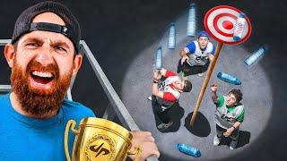 20 YouTubers Compete in Biggest Trick Shot Contest Ever!