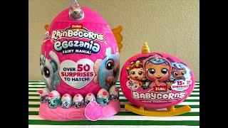 Unboxing NEW Rainbocorns (Eggzania Fairy Mania & Babycorns!)