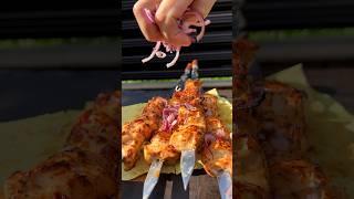 Сочный шашлык из куриной грудки