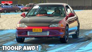 1100HP AWD Honda Civic B18 Turbo *Sleeper*