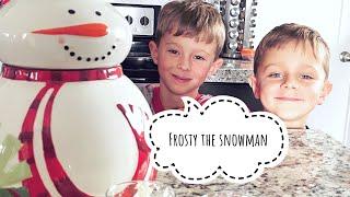 Frosty the snowman, Christmas breakfast idea by 7 years old Mark Tovmasyan