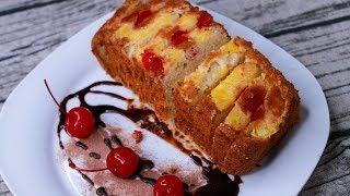 Pineapple Upside Down Cake Recipe Without Oven | Upside Down Pineapple Cake Recipe