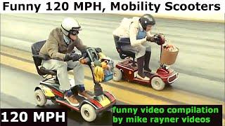 Funny Mobility Scooters ~ Fast Electric Cars Bikes Racing! Ebike Fun Mix, mobility scooter racing