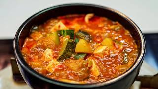 호박고추장찌개에 고기 넣지 말고 이걸 넣어 주세요!! 국물맛이 끝내 줍니다