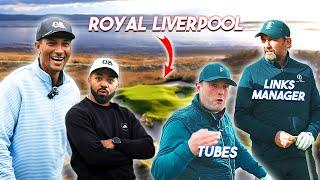 Spending the day at Royal Liverpool GC with Tubes & The Links Manager️