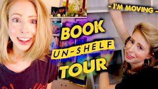 BOOK UN-SHELF TOUR | I'M MOVING