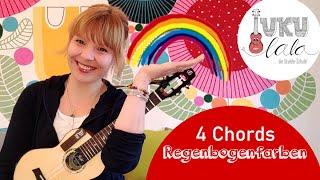 UKULELE LERNEN #12: 4 Chords Song | Regenbogenfarben von Kerstin Ott | Ukulele