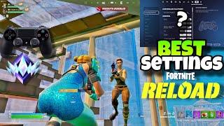 Ranked Reload Gameplay + BEST Controller Settings For Fortnite Reload (PS4/PS5/XBOX/PC)