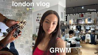 GRWM to go out in london & shopping vlog⭐️