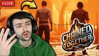 CHAINING MYSELF TO THE HOMIES?? (NOT SUS) | NO STREAM TOMORROW | CHAINED TOGETHER GAMEPLAY LIVE