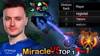 When MIRACLE meets the NEW TOP 1 RANK last pick, this happens..