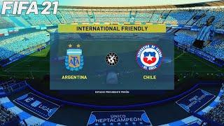 FIFA 21 | Argentina vs Chile | Copa América | Gameplay & Full match