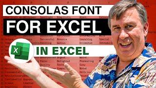 Excel - Consolas Font For Excel - Episode 2542