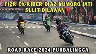 FIZR EX-RIDER DIAZ KUMORO JATI SULIT DILAWAN‼️ROAD RACE 2024 PURBALINGGA