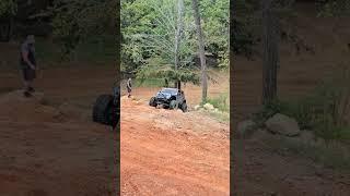 3D Trail/Obstacle at Gulches . Tony spotted me up it. #jeep #wrangler #gulches #rockcrawling