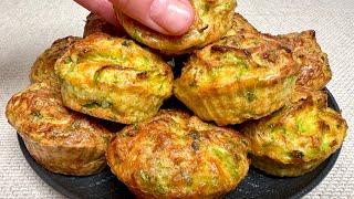 Zucchini ist schmackhafter als Fleisch! Unglaublich leckere Muffins! Einfaches Menü.