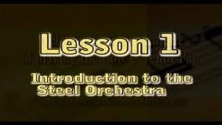 Louis Nurse  music lessons Learning to play the   Steel  Pan Lesson 1