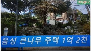 (낙찰, 136,200,000) 충북 음성 큰 나무 주택 1억 2천 (정확한 사건 내역은 더보기를 누르세요)