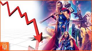 Thor Love and Thunder Set for a HUGE Box Office Drop This Weekend Attributed to Backlash