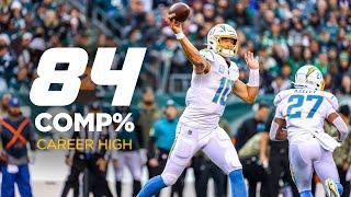 NFL Highlights: Every Justin Herbert Completion vs Eagles | LA Chargers