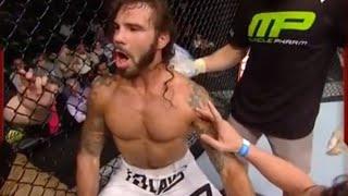 UFC - Clay Guida burps/belches at break. [FUNNY] [HD]