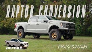Build your own Raptor R starting with a 2024 Ford F-150 with PaxPower!