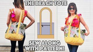 Beach Tote Sew Along With Pattern!