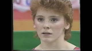 Elena Shevchenko (URS) - Olympics 1988 - Team Competition - Floor Exercise