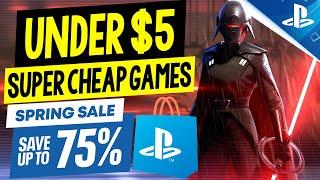 10 GREAT PSN Game Deals UNDER $5! PSN SPRING SALE 2024 - SUPER CHEAP PS4/PS5 Games to Buy