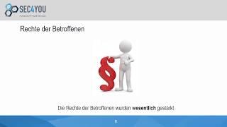 DSGVO: Die Betroffenenrechte - Workshop Präsentation vom Dezember 2017