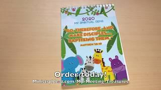 2020 "My Meeting Treasures" Ministry Meeting Workbook Companion for Jehovah's Witness KIDS