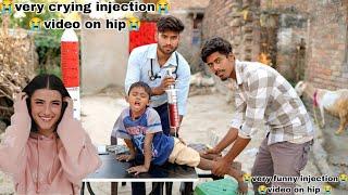 doctor injection funny video | Injection video indian clinic vlogs | injection video baby crying