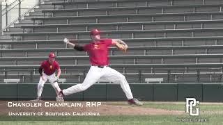 Chandler Champlain Prospect Video, RHP, University of Southern California Open Side