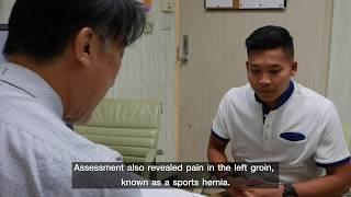 What brought one of Thailand’s fittest football players to Samitivej Hospital?