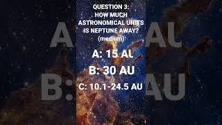 Solar system quiz