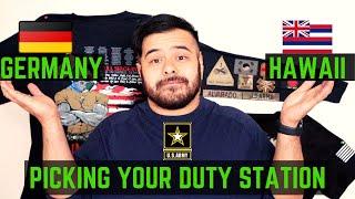 PICKING YOUR DUTY STATION IN THE ARMY | ARMY WISH LIST