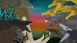 Godzilla Monsterverse Battles  |  BATTLE COMPILATION  |  Pivot Animator