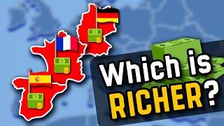 Guess Which Country is Richer on The Map | Country Quiz Challenge