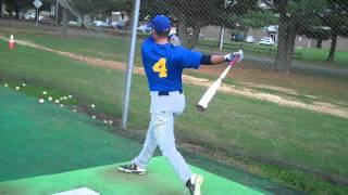 John Brucker - Hitting (Back view)