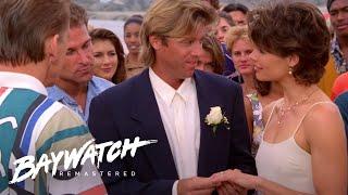 PERFECT BEACH WEDDING! Stephanie & Tom Get Married! Baywatch Remastered