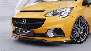 Front Splitter for Vauxhall Corsa E GSiㅣCSL554ㅣ@csr-automotive